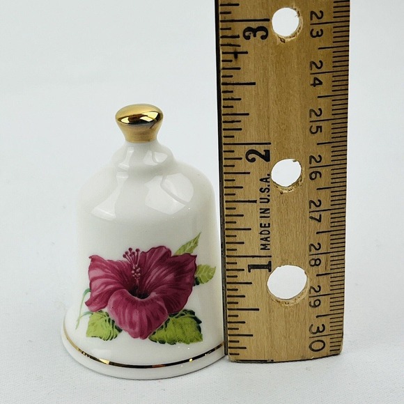 Danbury Mint Hawaii Hibiscus Official State‎ Flower Bell Collection - Picture 5 of 5